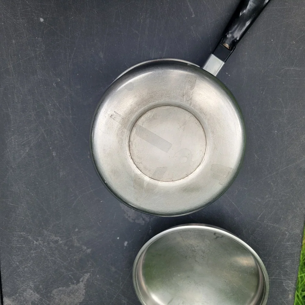 Lustre Craft 3 Qt Pot 3 Ply Stainless Steel With Replacement Lid Made In USA